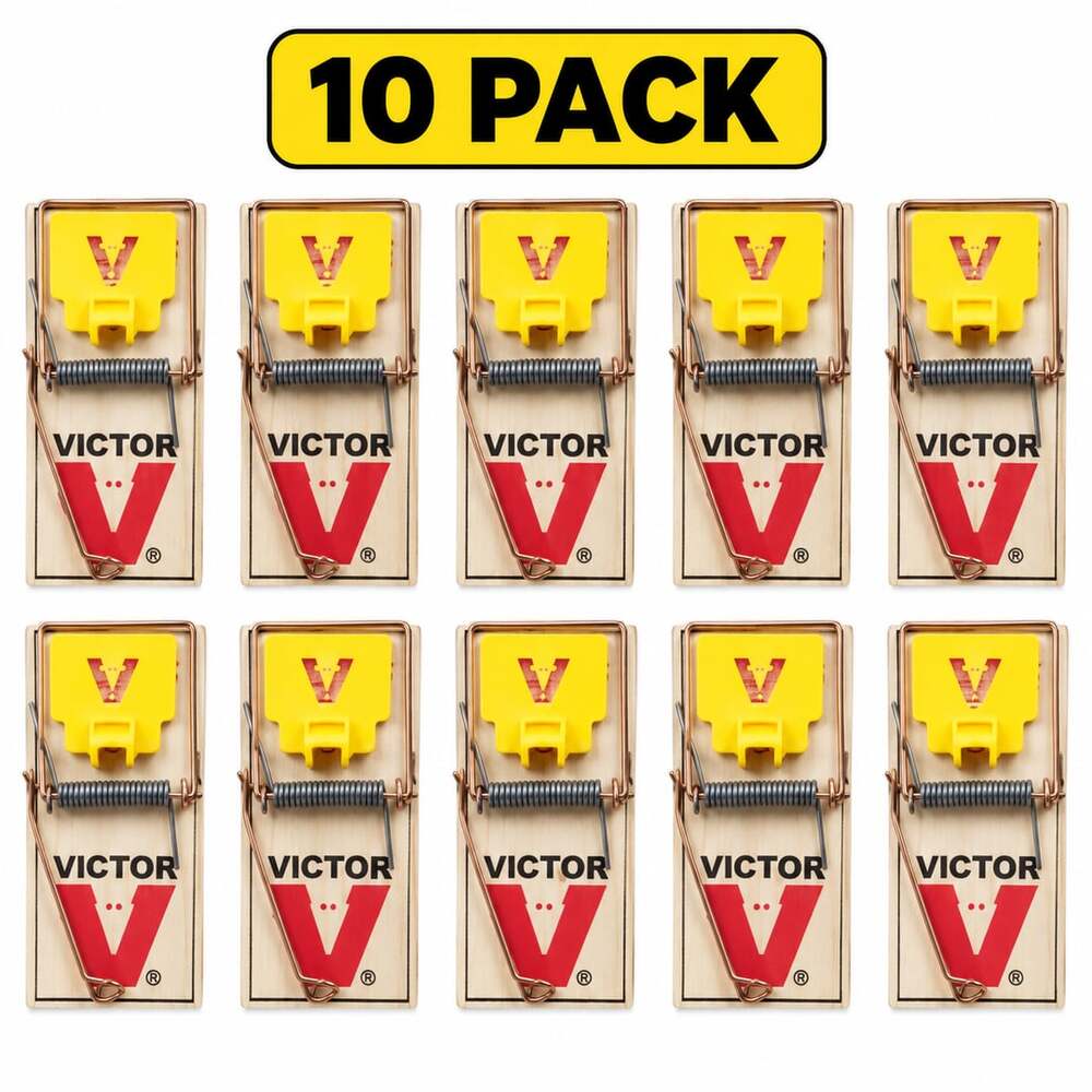 Victor Wood Snap Mouse Traps 10 Pack